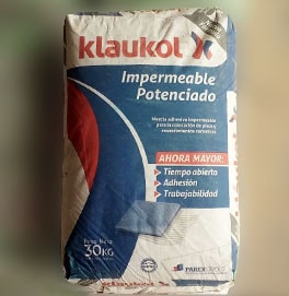 bolsa adhesivo impremeable klaukol